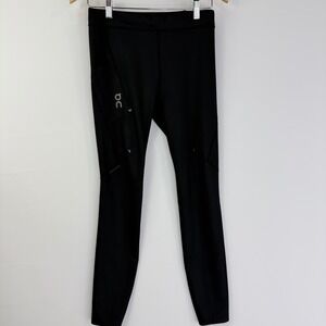 On Cloud Running Performance Tights Mens S Black ME1154‎ Reflective Athletic